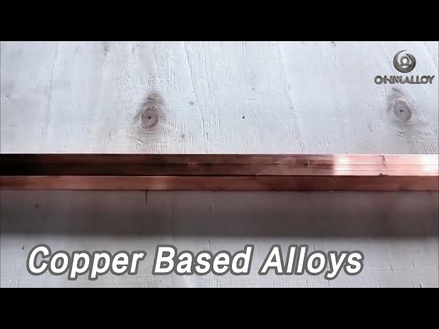 Square Copper Based Alloys Rod C18150 / CuCr1Zr For Heating Application