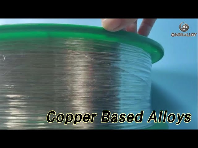 Nickel Copper Based Alloys 0.4mm Bright Surface ASTM B122 Silver