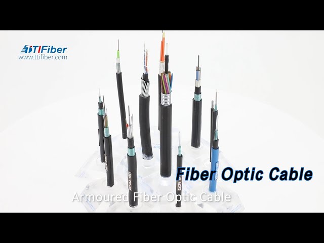 GYTA Fiber Optic Cable Loose Tube PVC Sheath Flame Retardant Outdoor