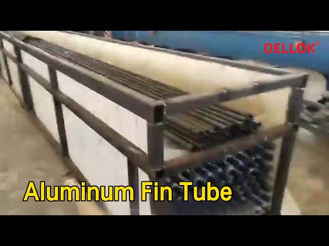 Alloy Aluminum Fin Tube Stud DIN17175 Seamless Welded Solid Plain Serrated