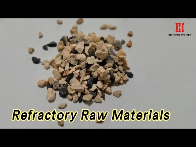Al2O3 Refractory Raw Materials Bauxite High Alumina For Rotary Kiln
