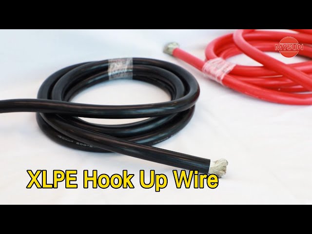 Copper XLPE Hook Up Wire 600V 125C Pliable Fire Resistant High Strength