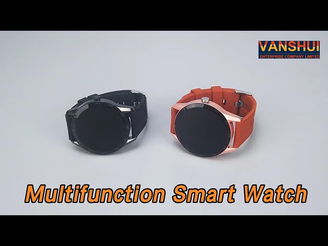 Heart Rate Multifunction Smart Watch Round Screen Full Touch Waterproof