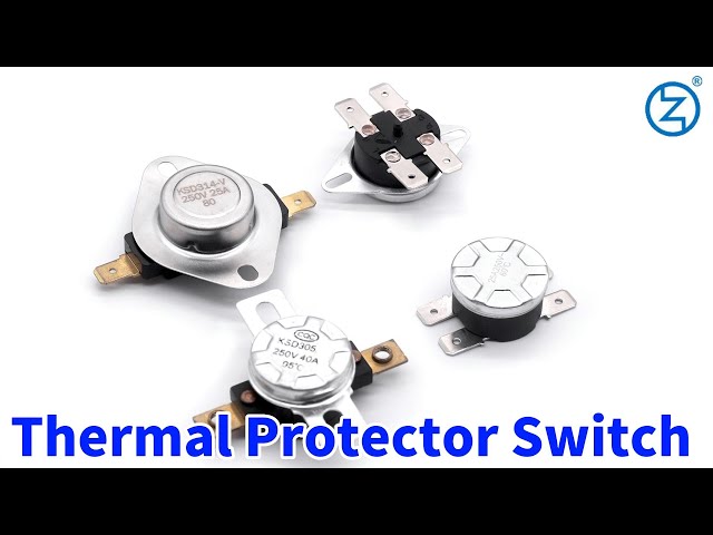 Bimetal Thermal Protector Switch 280 Celsius Degree Automatic / Manual Reset