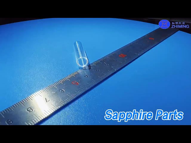 Al2O3 Transparent Sapphire Parts Tubes Acid / Alkali Resistant EFG Method