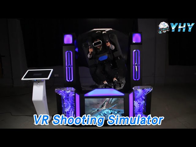 9D VR Shooting Simulator 720 Degree Rotating Attractive Shoulder Lock