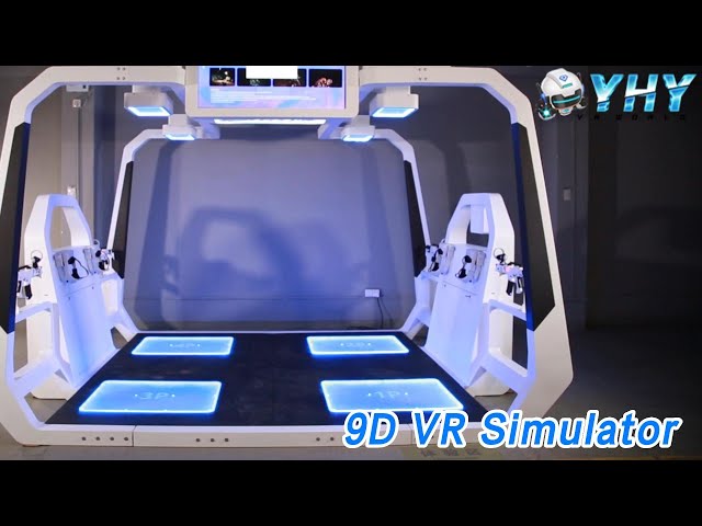 Shooting 9D VR Simulator Interactive Multiplayers Battle For Amusement Park