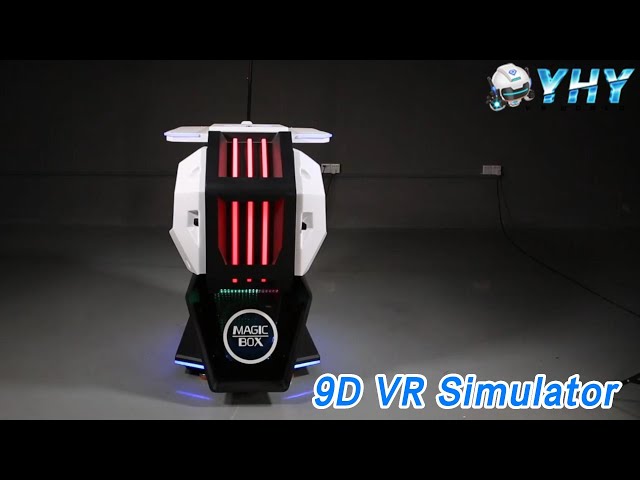 Shooting 9D VR Simulator Folded Screen Wireless Walking For 2 Players