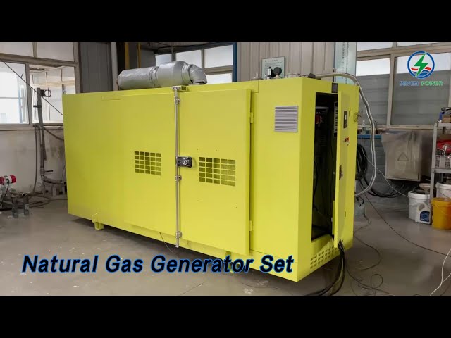 Power Natural Gas Generator Set 6CTA 100kw Three Phase Integrated