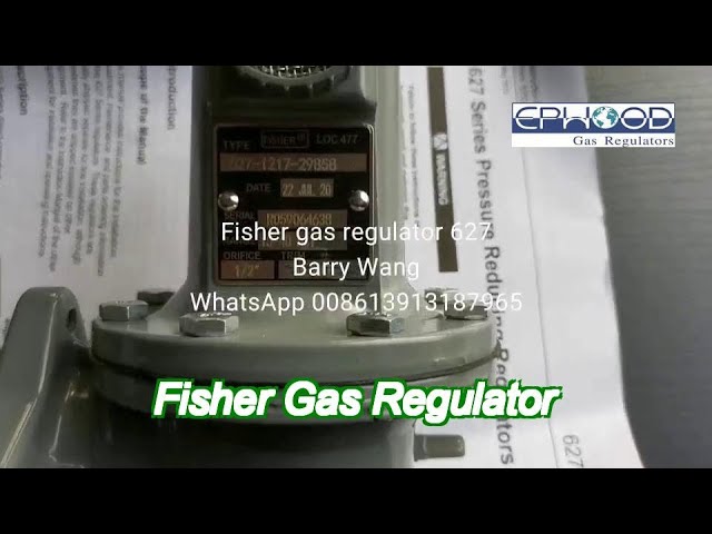 Ductile Iron Fisher Gas Regulator 627 Model Pressure Gas Regulator 250Psi Inlet