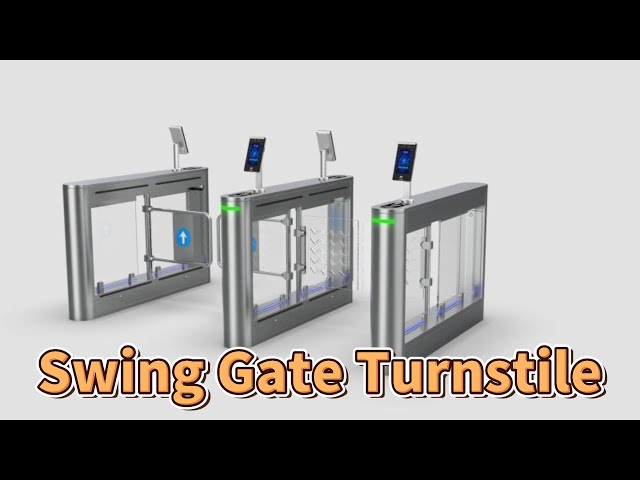 Entrance Control Face Recognition Swing Gate Turnstile 50 Person / min Anti - Pinch