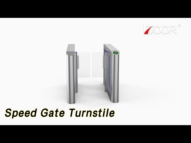 Stainless Steel Speed Gate Turnstile Brushed Finishing Rust Proof