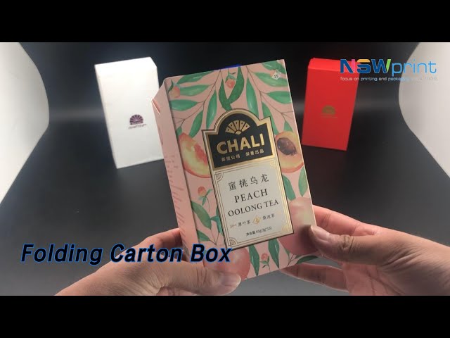 Drawer Folding Carton Box Sliding Rectangle Strong Sturdy For Tea