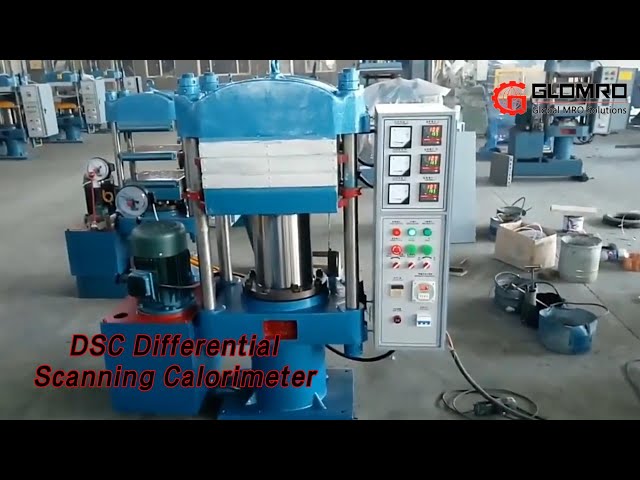 Rubber Plate Vulcanizing Machine Press 50T Heating With Four Frame