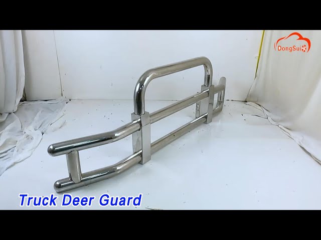 304 SS Truck Deer Guard Bumper Polishing Sanding Anti Corrosion For Protection