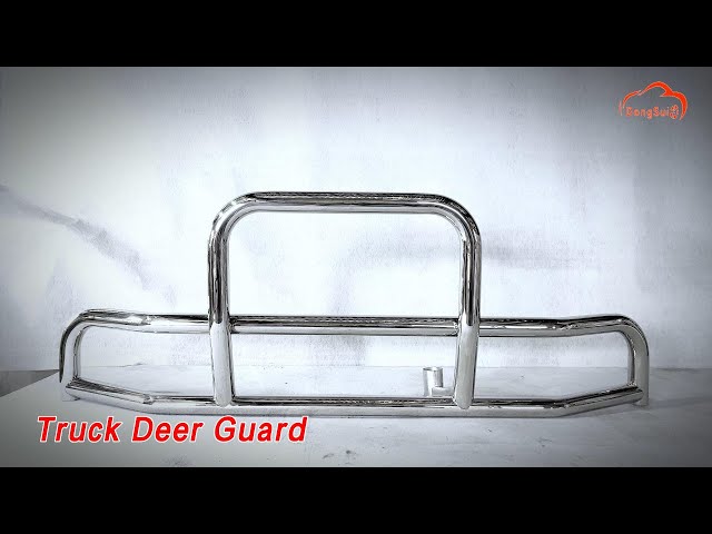 304 SS Truck Deer Guard 4 x 4 Sliver DO BT F02 Easy Installation