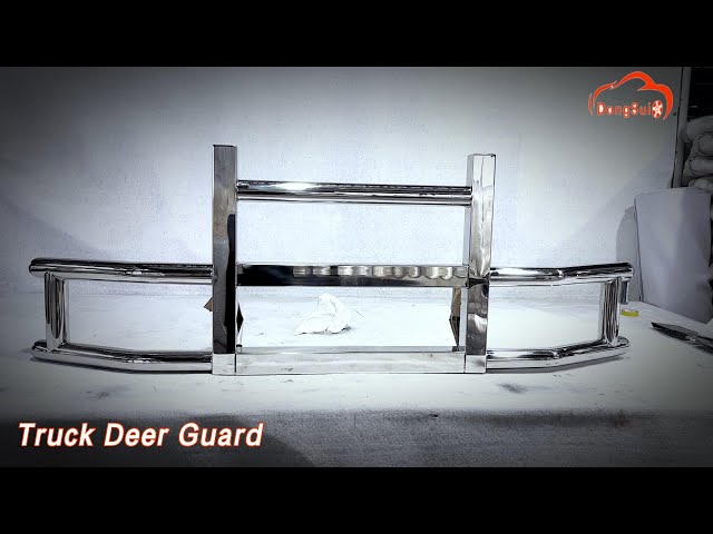 Semi Truck Deer Guard SS304 Exterior Decoration Silver For Volvo