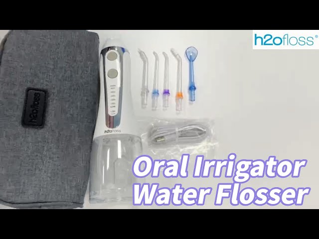 Rechargeable Oral Irrigator Water Flosser IPX7 With 2500mah Lithium Battery