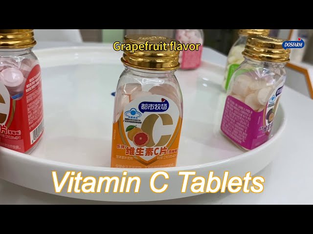 Healthy Vitamin C Tablets With Active Ingredient Iso22000