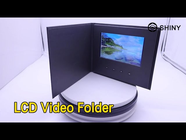 Greeting CD Video Folder Card USB Automatically Play For Promotional Brochures