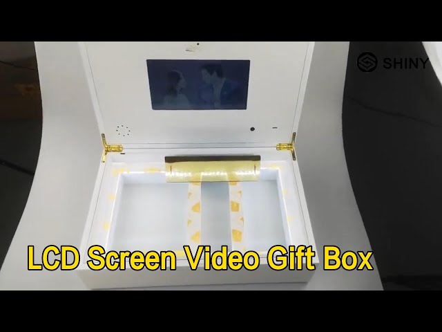 HD LCD Screen Video Gift Box 1024 X 600 Rechargeable Battery For Advertising