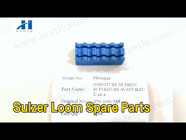 Steel Sulzer Loom Spare Parts Brake Lining 930127843 For Weaving Machine