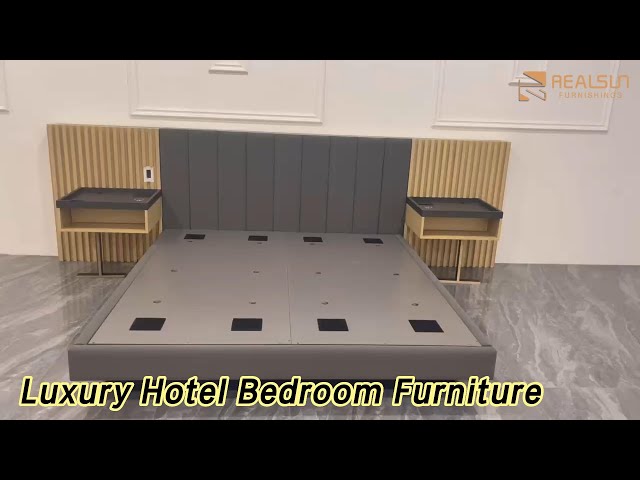 Custom Luxury Hotel Bedroom Furniture Bedroom Sets Solid Wood