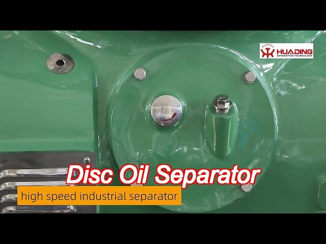Stainless Steel Dhzys Disc Oil Separator 5.5Kw Oil Refinery Machine