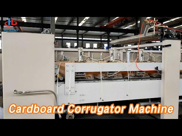 Steel Double Facer / Double Baker Machine High Speed For Cardboard Production