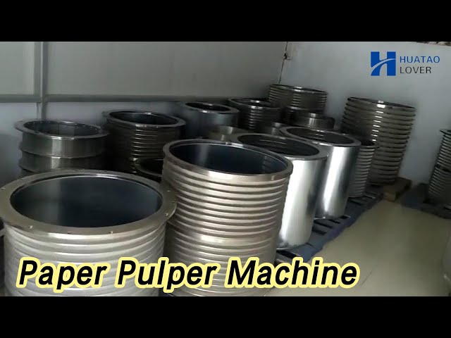 Pressure Paper Pulper Machine Screen Basket Wedge Wire SS 304 316