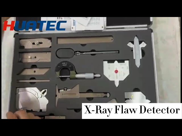Stainless Steel X-Ray Flaw Detector Hi - Lo Cam Type Weld Gauge Kit For Inspection