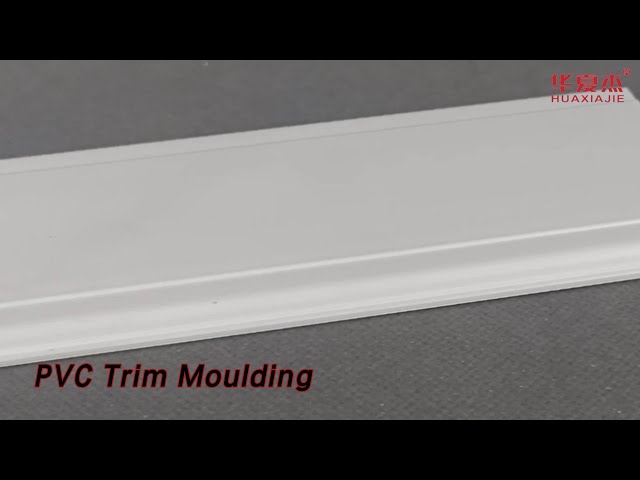 Window PVC Trim Moulding White Hard Smooth / Woodgrain Fadeproof