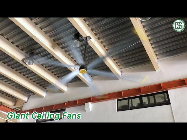 Warehouse Giant Ceiling Fans 12FT Aluminum Blade For Air Ventilation