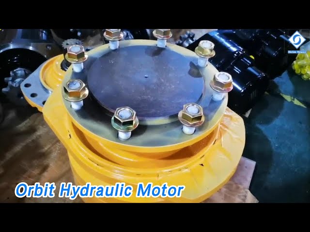 Steel Orbit Hydraulic Motor Radial Piston Shaft Single / Double Speed