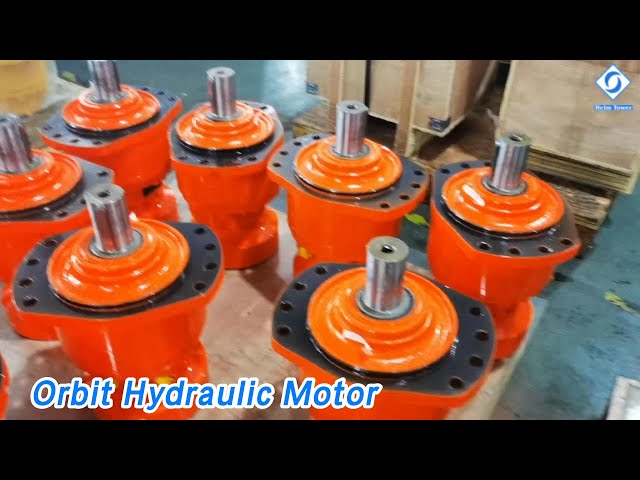 High Pressure Orbit Hydraulic Motor Radial Piston Casting Iron With Brake