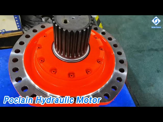 High Torque Poclain Hydraulic Motor Smooth Running Radial Piston Type
