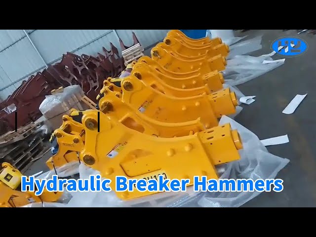 Steel Hydraulic Breaker Hammers High Strength 42CRMO For Demolition