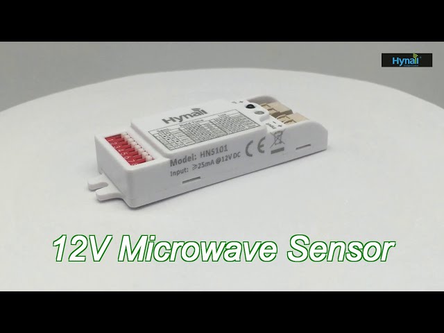 12V Dc Dual Processor Light Motion Sensor 25Ma Microwave Movement Sensor