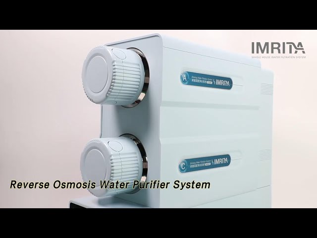 Home Drinking Reverse Osmosis Water Purifier System 600GPD 0.0001um Noiseless