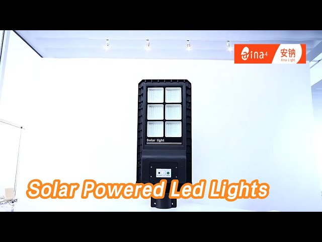 100W Solar Powered Led Lights IP65 Aluminum Housing For Outdoor
