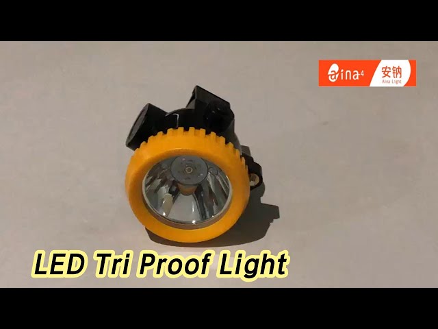 Mining LED Tri Proof Light IP65 Rechargeable Cordless For Night Fishing