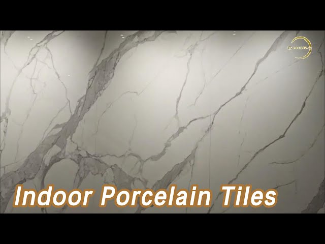 Floor Indoor Porcelain Tiles Polished Gloss Ceramic White Marble