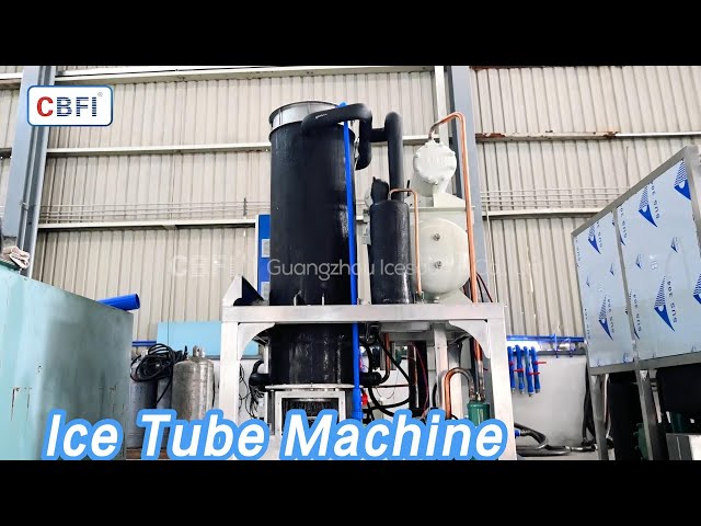 Automatic Ice Tube Machine 3 Tons High Efficiency For Cafes / Bars
