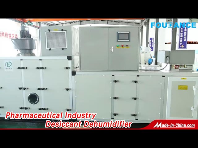 Automatic Pharmaceutical Industry Desiccant Dehumidifier 10000m3/H High Efficiency