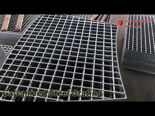 Mild Galvanized Steel Grating Metal Mesh Press Locked Galvanized