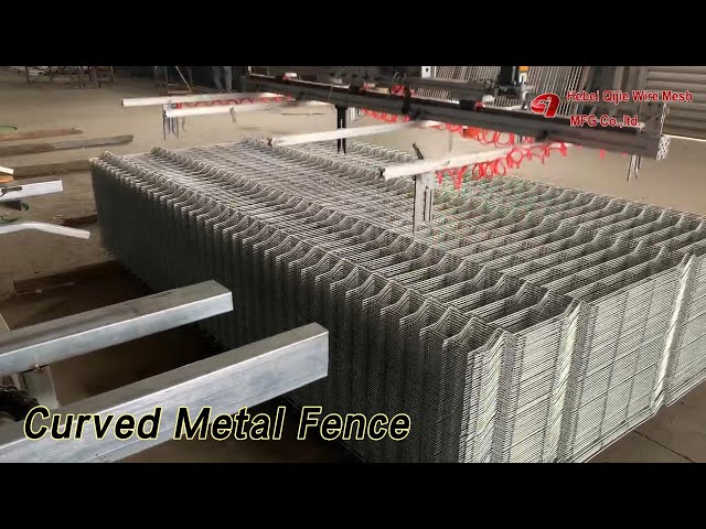 3D Curved Metal Fence Wire Mesh Welded Steel Iron Easy Install