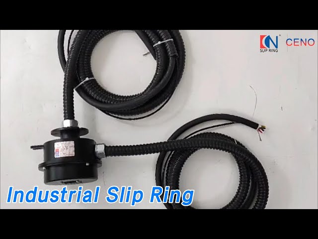 CAN Bus Signal Industrial Slip Ring 20rpm Working Speed IP65 Low Noise
