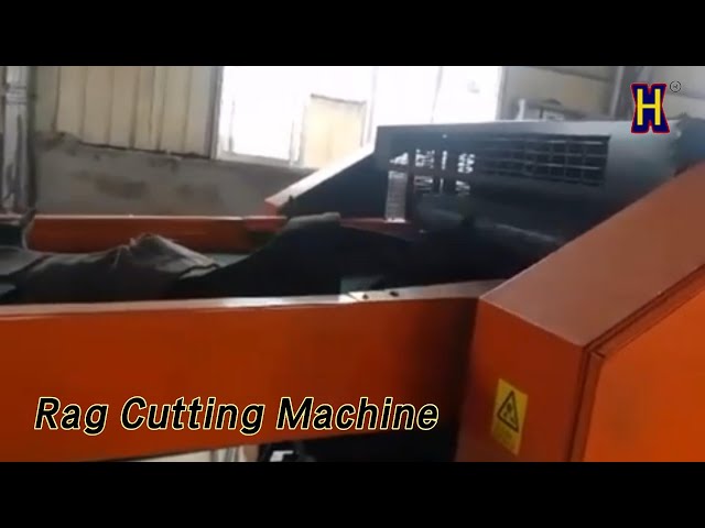 Rotary Blades Rag Cutting Machine Shredder Recycling For Felt Blanket