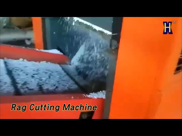 Cottom Fabrics Rag Cutting Machine 2mm 400kg/h With Alloy Blades