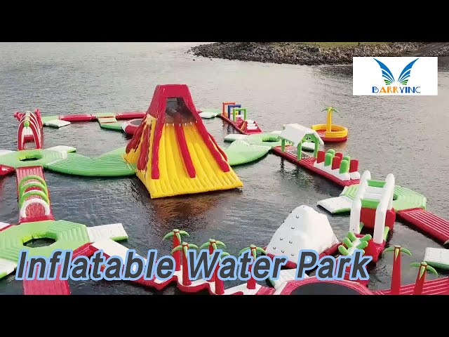 Outdoor Inflatable Water Park Floating Adults Sport Anti UV For Seaside